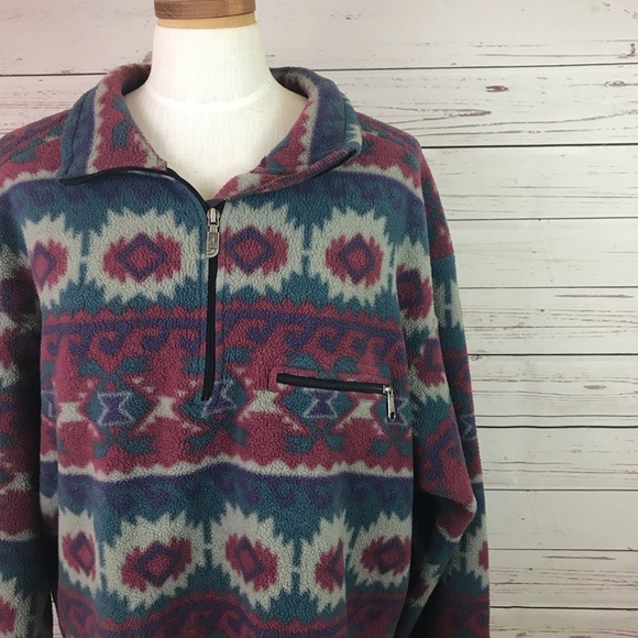 north face aztec pullover